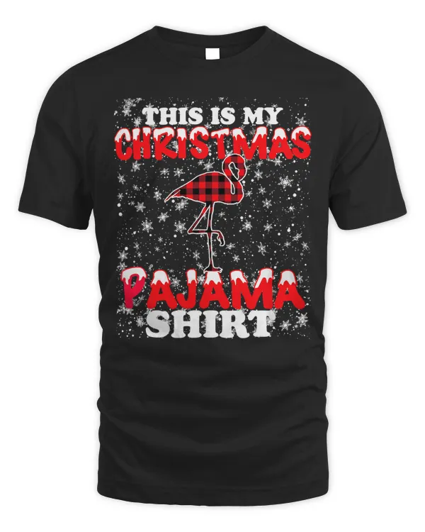 Flamingo Lovers This Is My Christmas Pajama Funny Xmas 28