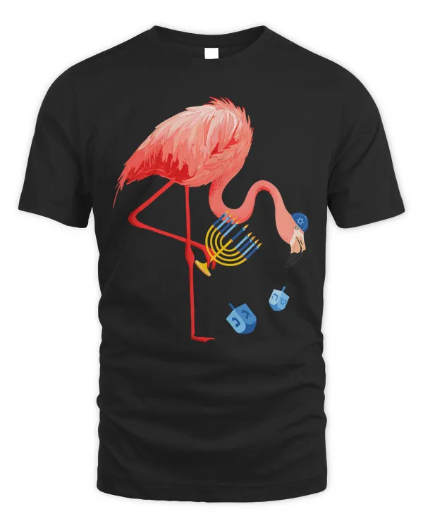 Flamingo Menorah Hanukkah Flamingo Chanukah Pajamakah Men Women 342