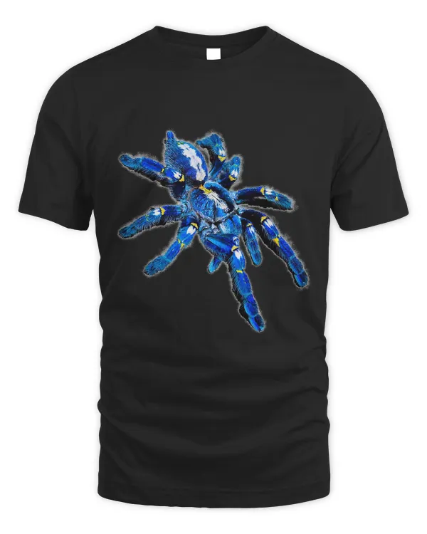 Blue Tarantula Spider Poecilotheria Shirt