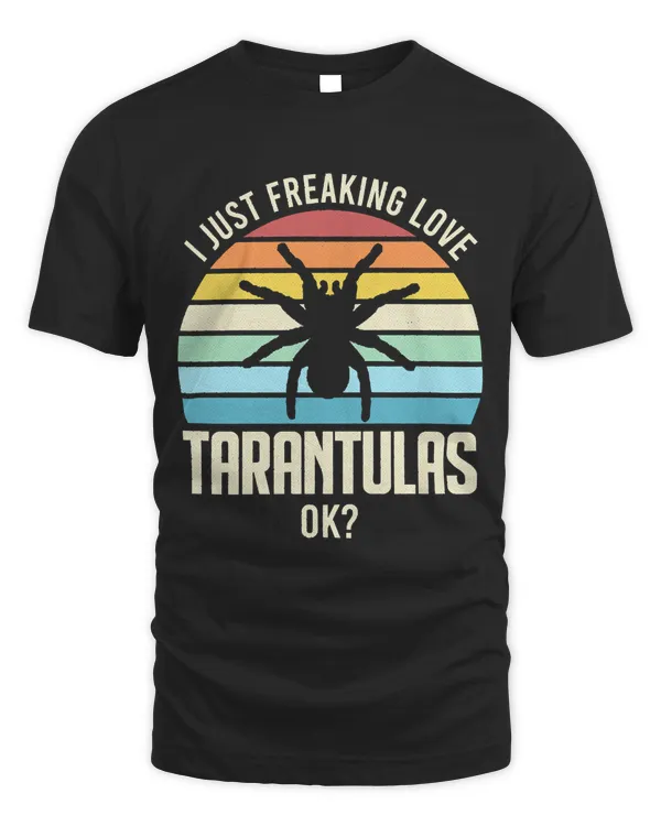 I Just Freaking Love Tarantulas Ok Vintage Spider Tarantula Pullover Hoodie