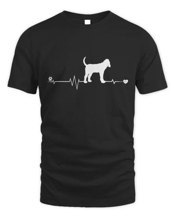 Bloodhound Dog Heartbeat Animal Gift Dogs Breed T-shirt