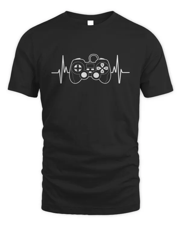 Funny Gamer Heartbeat Video Game Controller Gag Gift 38