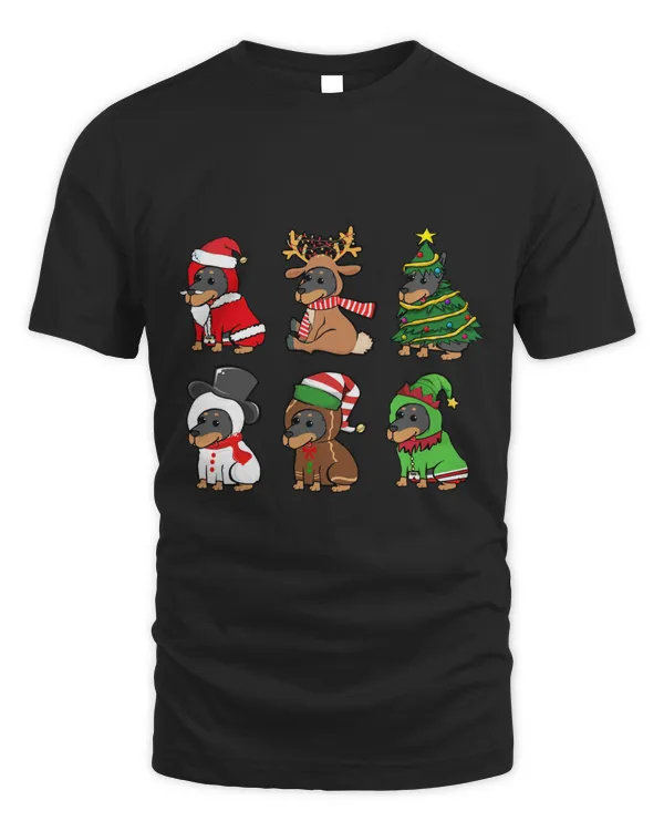 Funny Doberman With Christmas Costumes Sweatshirt