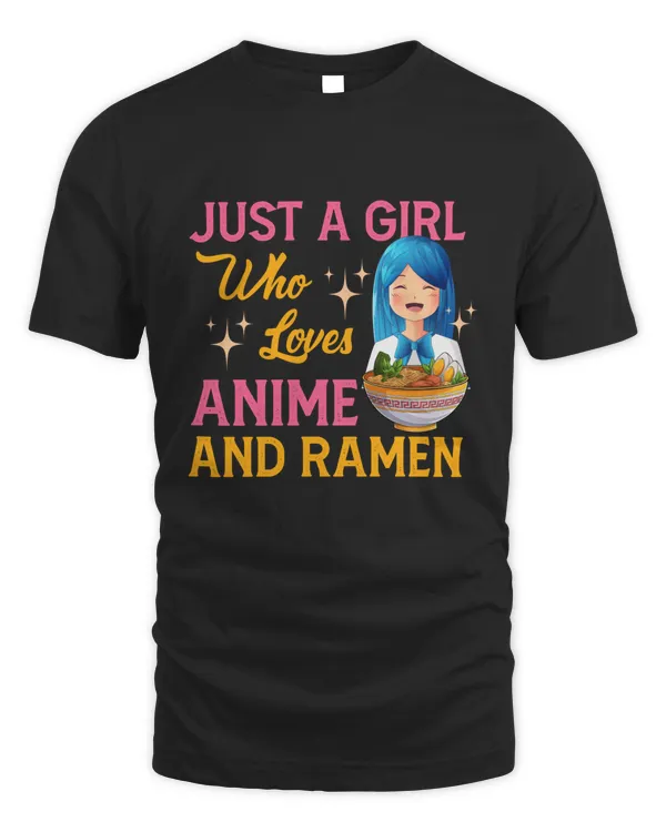 RD Anime Art For Women Teen Girls Anime Merch Ramen Anime Lover Shirt