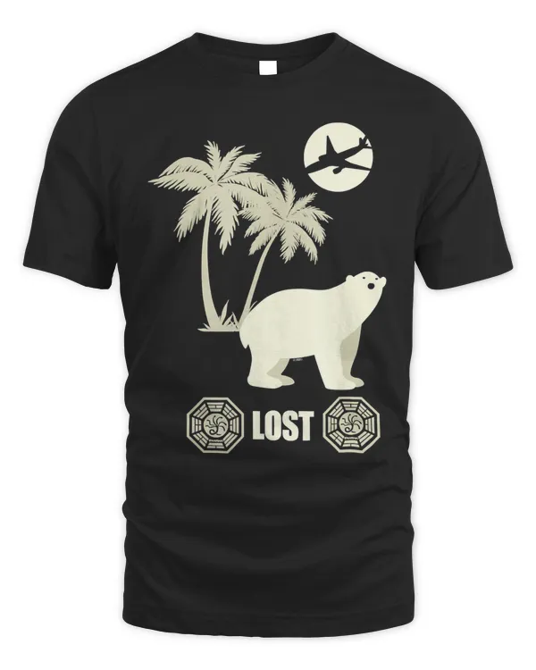 Lost Polar Bear, Island, and Plane T-shirt