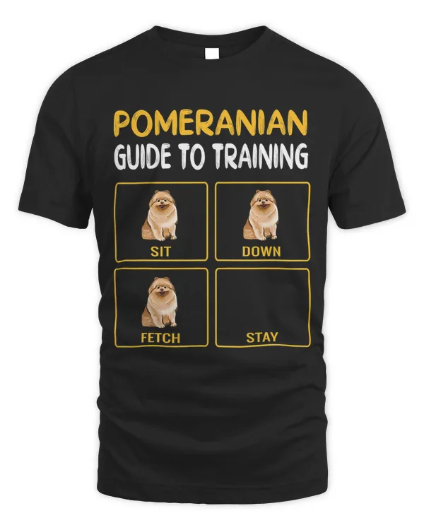 Pomeranian Guide To Training Dog Obedience T-Shirt