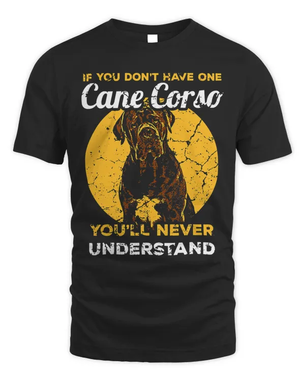 Cane Corso T Shirt Italian Mastiff Head Dog Pet T-Shirt Gift