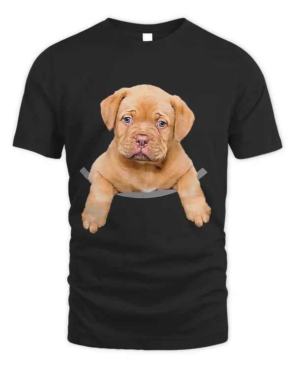 Dogue De Bordeaux in Pocket French Mastiff Dog Puppy Gifts T-Shirt