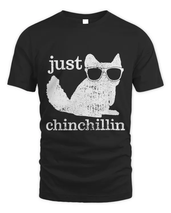 Chinchilla Just Chinchillin Pet Gift Vintage T-Shirt