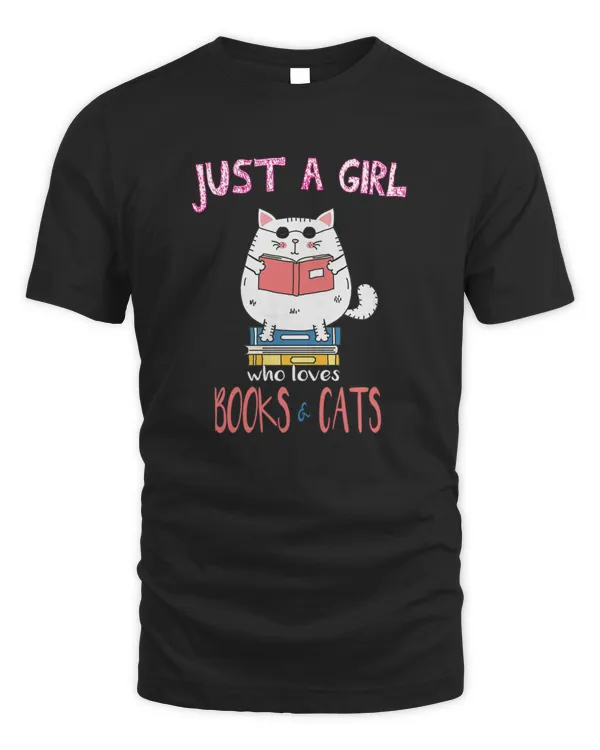 Girl Love Book And Cats just a girl who loves books and cats  ourstore