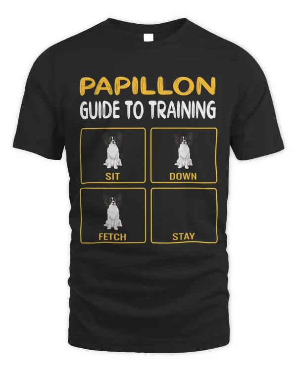 Papillon Guide To Training Dog Obedience T-Shirt