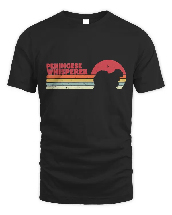 Funny Pekingese Whisperer, Retro T-Shirt