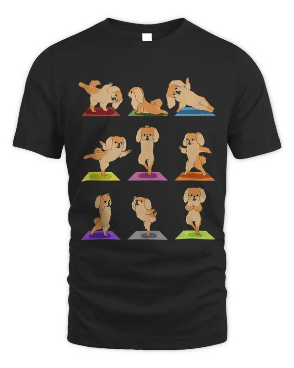 Funny Yoga Dog Pekingese Tank Top