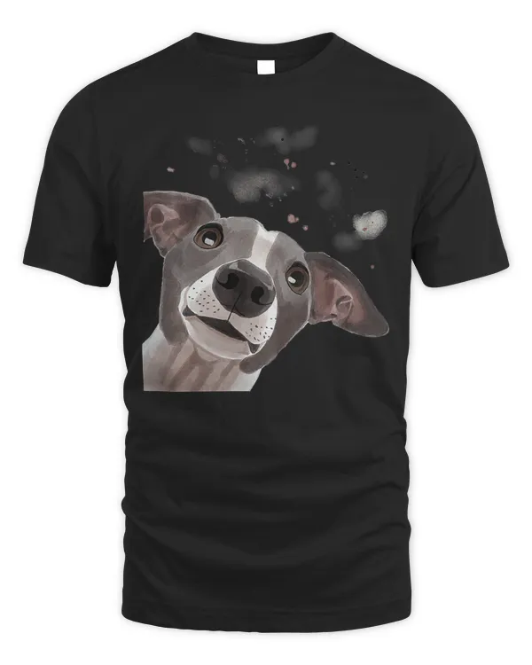 Funny Curious Dog Italian Greyhound Premium T-Shirt