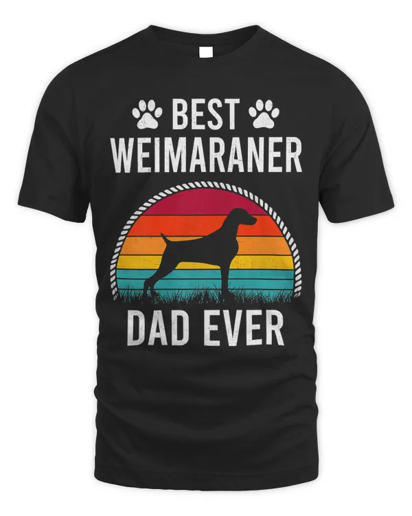 Best Weimaraner DAD Ever Dog Lover Premium T-Shirt