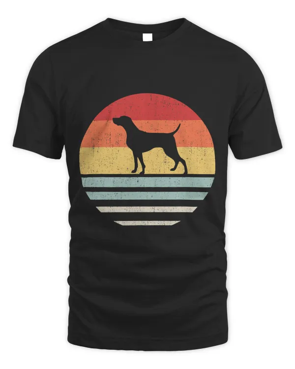 Vintage Retro Weimaraner Dog Mom Dad Cute Dog Lover Owner T-Shirt