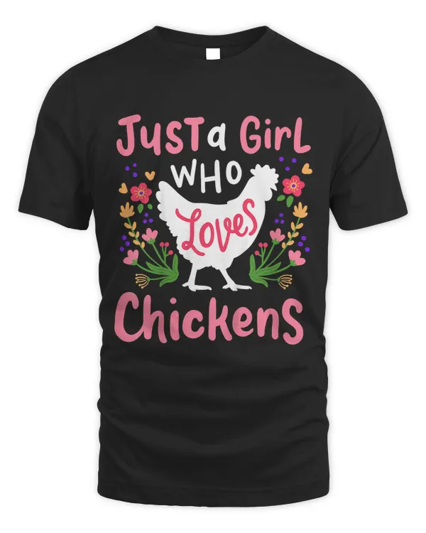 Kids Chicken Hen Love Cute Gift T-Shirt