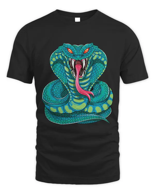 Fanged Cobra King Snake Fast Striking Fangs Bite Venom