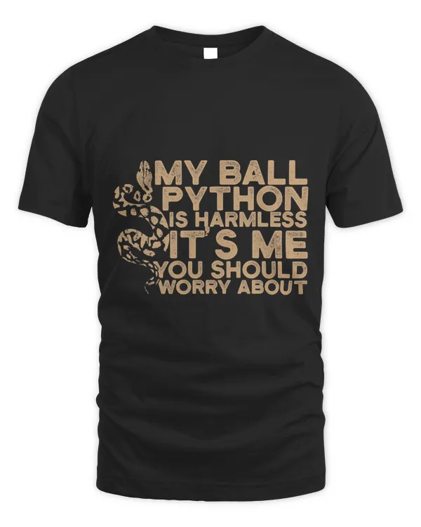 Funny Vintage Snake T-shirt Ball Python T-Shirt