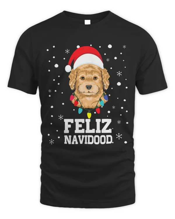 Feliz Navidood Goldendoodle & Labradoodle Christmas T-Shirt