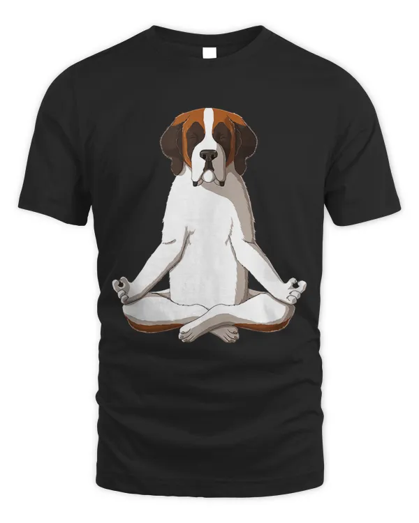 Funny Yoga Saint Bernard Tank Top