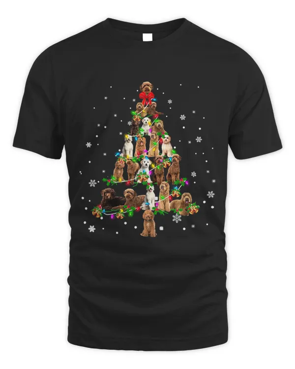 Labradoodle Christmas Tree X-Mas Gift Sweatshirt