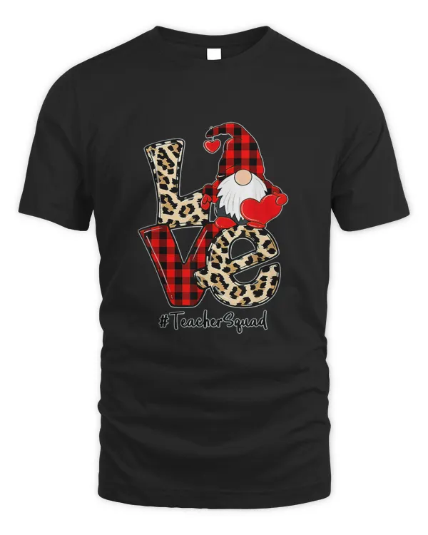 Love Gnome Teacher Squad Happy Valentine Gnome Teacher 2022