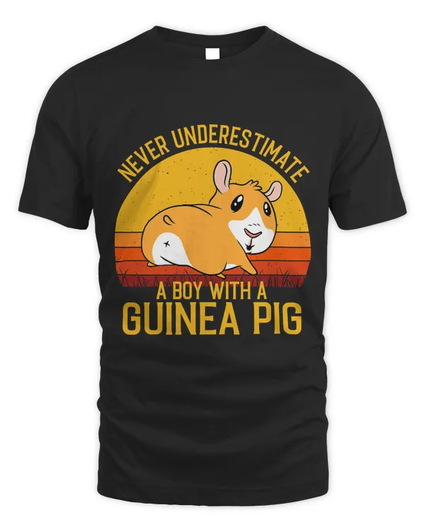 Guinea Pig - Never underestimate a Boy with a Guinea Pig T-Shirt