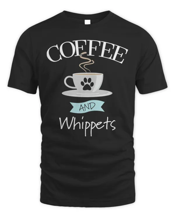 Coffee and Whippets Hoodie Shirt Cute Dog Gift