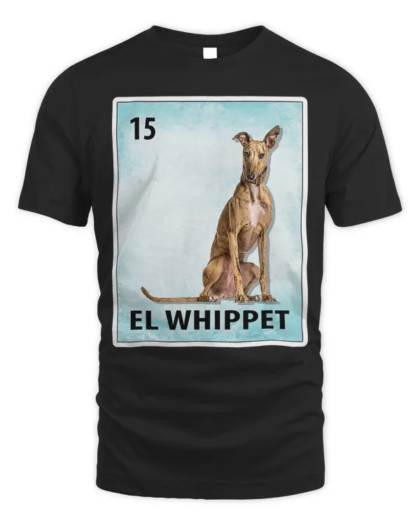 El Whippet Mexican Whippet Cards T-Shirt