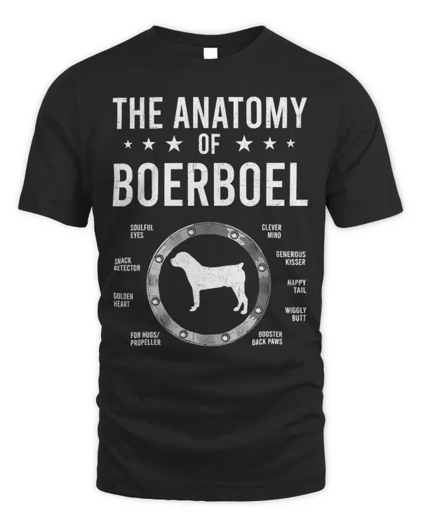 Anatomy of Boerboel Dog Lover T-Shirt