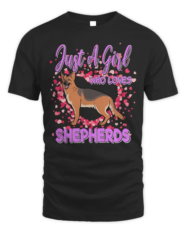 German Shepherd Dog Just A Girl Who Loves German Shepherd Dog Lover Designs 79 Dog Mom Dog Dad