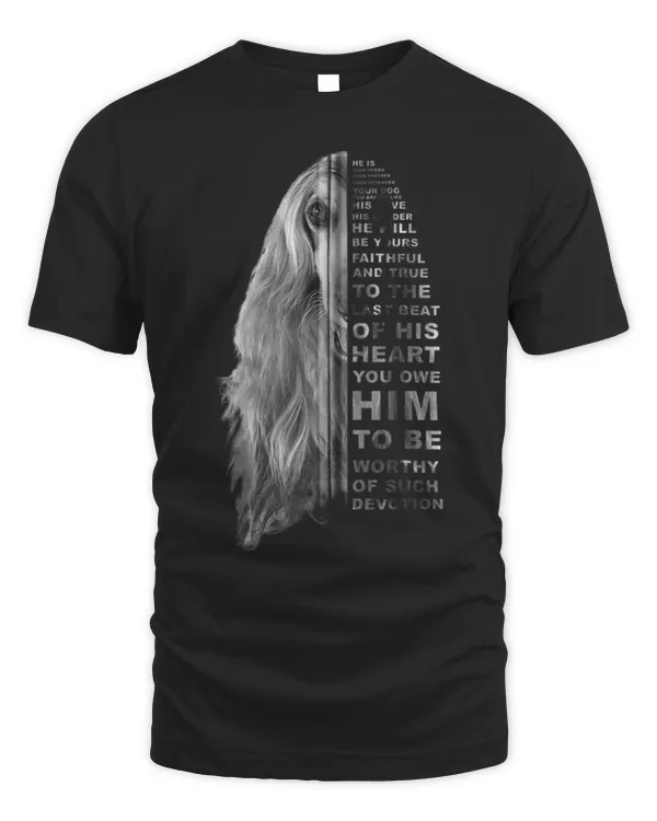 He Is Your Friend Your Partner Your Dog Afghan Hound Dogs Zip Hoodie