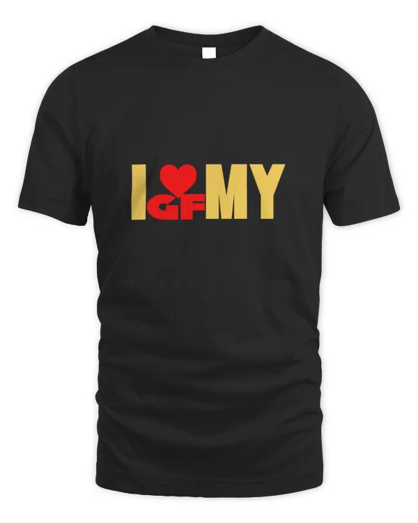 I Love My GF (girlfriend) Shirt