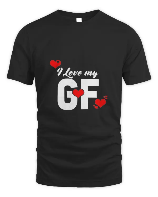 I Love My GF (girlfriend) Shirt