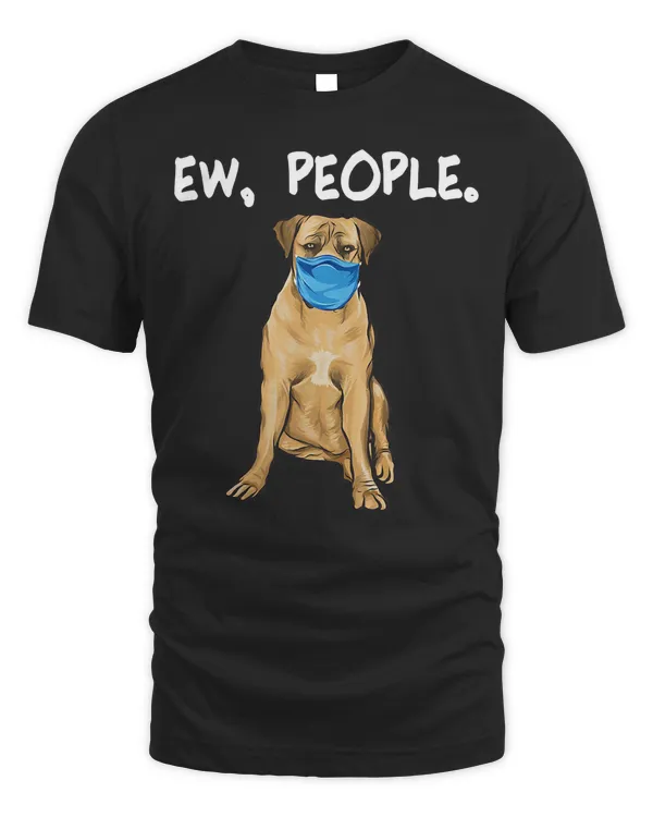 Boerboel Ew People Dog Wearing Face Mask T-Shirt