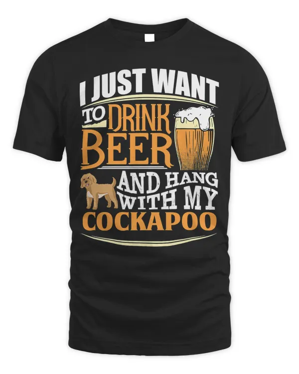 Cockapoo Beer T Shirt T-Shirt