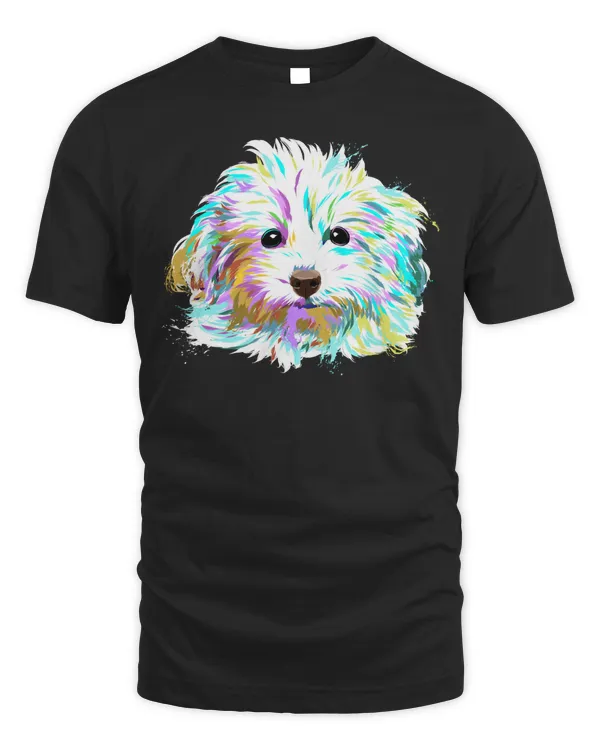 Colourful Dog Maltipoo Pullover Hoodie