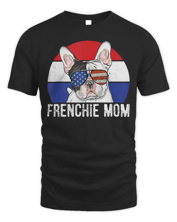 Patriotic French Bulldog Frenchie American Flag 4th of July Tank Top