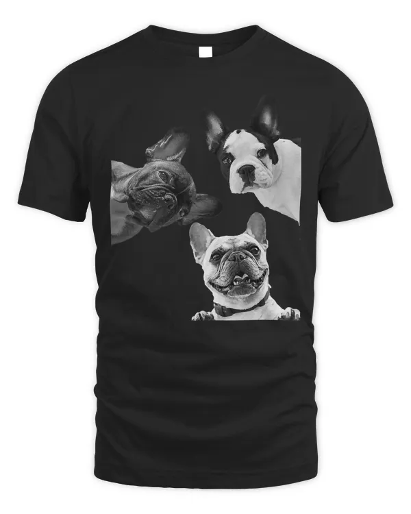 Sneaky French Bulldog Dog Dogs Frenchie Poking Head Face Pullover Hoodie