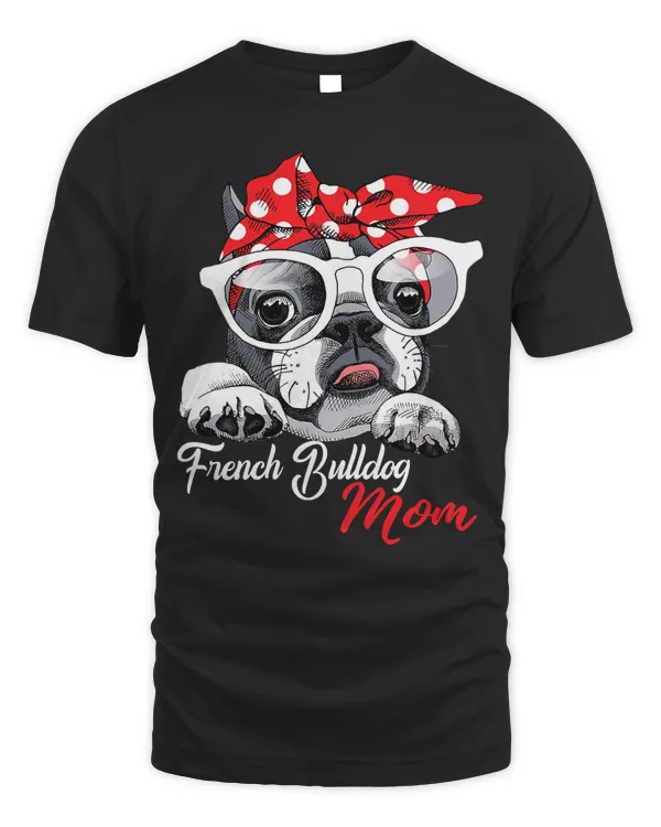 Womens Dog Lover French Bulldog Mom Tank Top