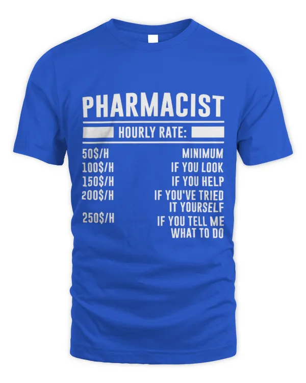 Cute Pharmacist hourly rate 50H minimum pharmacist - Unisex Standard T-Shirt Unisex Standard T-Shirt