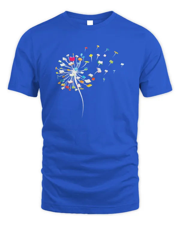 Funny Dandelion Books Gift For Reading Lover Women Girls T-Shirt - Unisex Standard T-Shirt Unisex Standard T-Shirt
