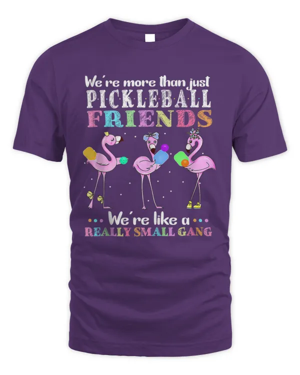 We're More Than Just Pickleball Friends Funny Flamingo Sport