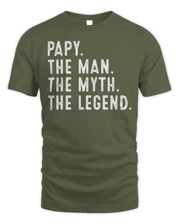 Papy The Man The Myth The Legend Shirt Funny Gifts Papy Long Sleeve T-Shirt - Unisex Standard T-Shirt Unisex Standard T-Shirt