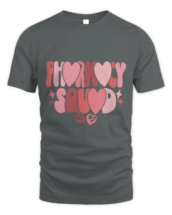 Cute Pharmacist Women Pharmacy Squad Valentines Day Pharmacist Pharm RX - Unisex Standard T-Shirt Unisex Standard T-Shirt
