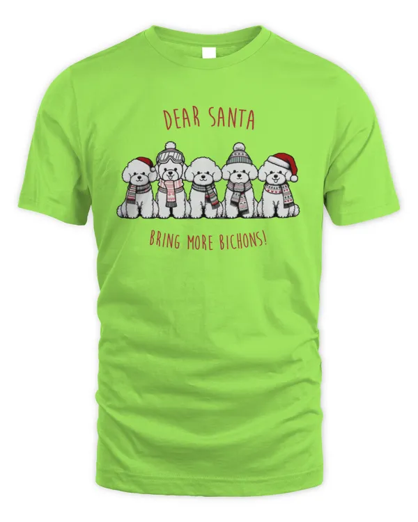 Dear Santa Bring More Bichons! - Men's Standard T-Shirt Men's Standard T-Shirt