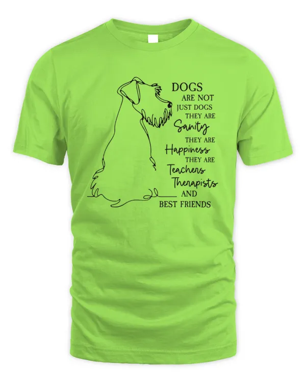 Dogs Are Not Just Dogs Schnauzer - Men's Standard T-Shirt Men's Standard T-Shirt