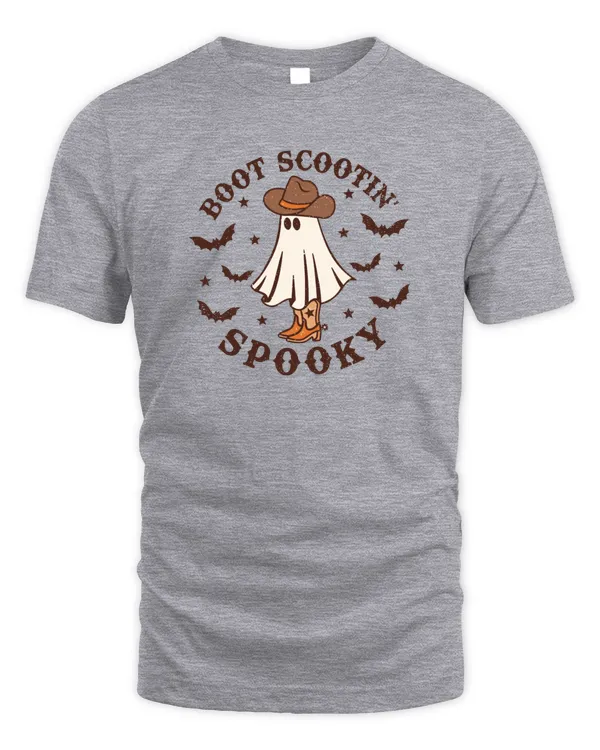 Boot Scootin Spooky Halloween Shirt ,Cowboy Ghost Shirt, Western Halloween Shirt, Cute Spooky Shirt, Halloween Gift