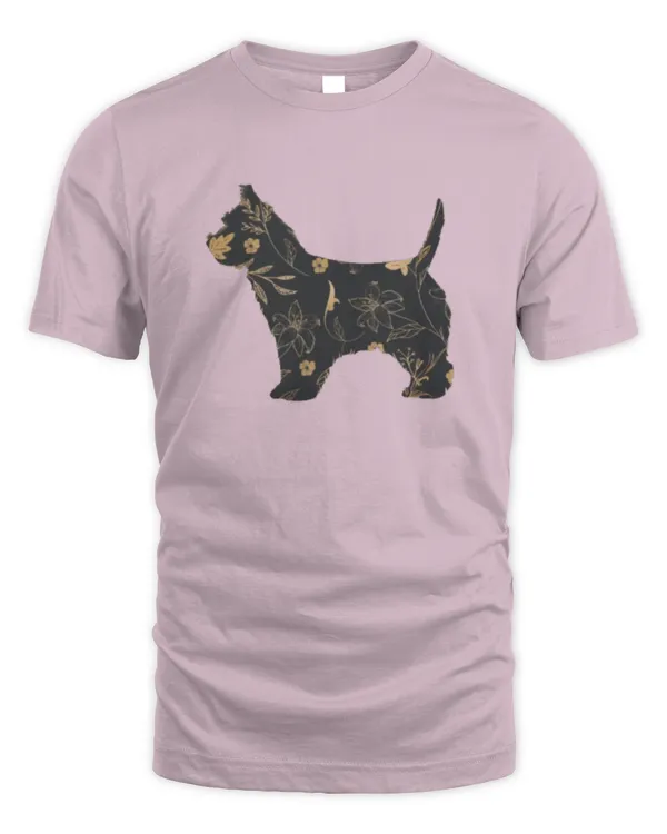 Westie flower - Unisex Standard T-Shirt Unisex Standard T-Shirt